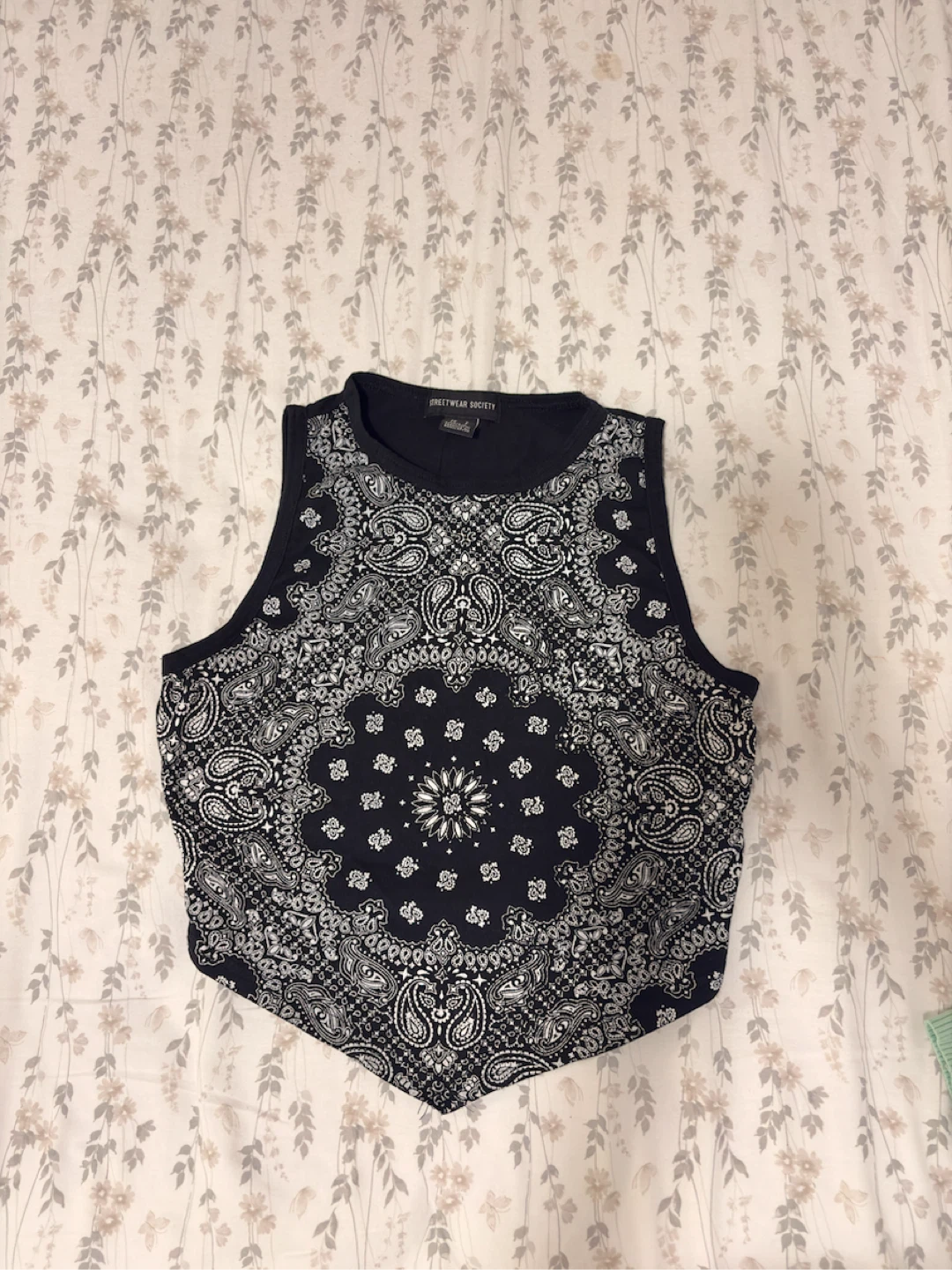 Streetwear Society Bandana Crop Vest
