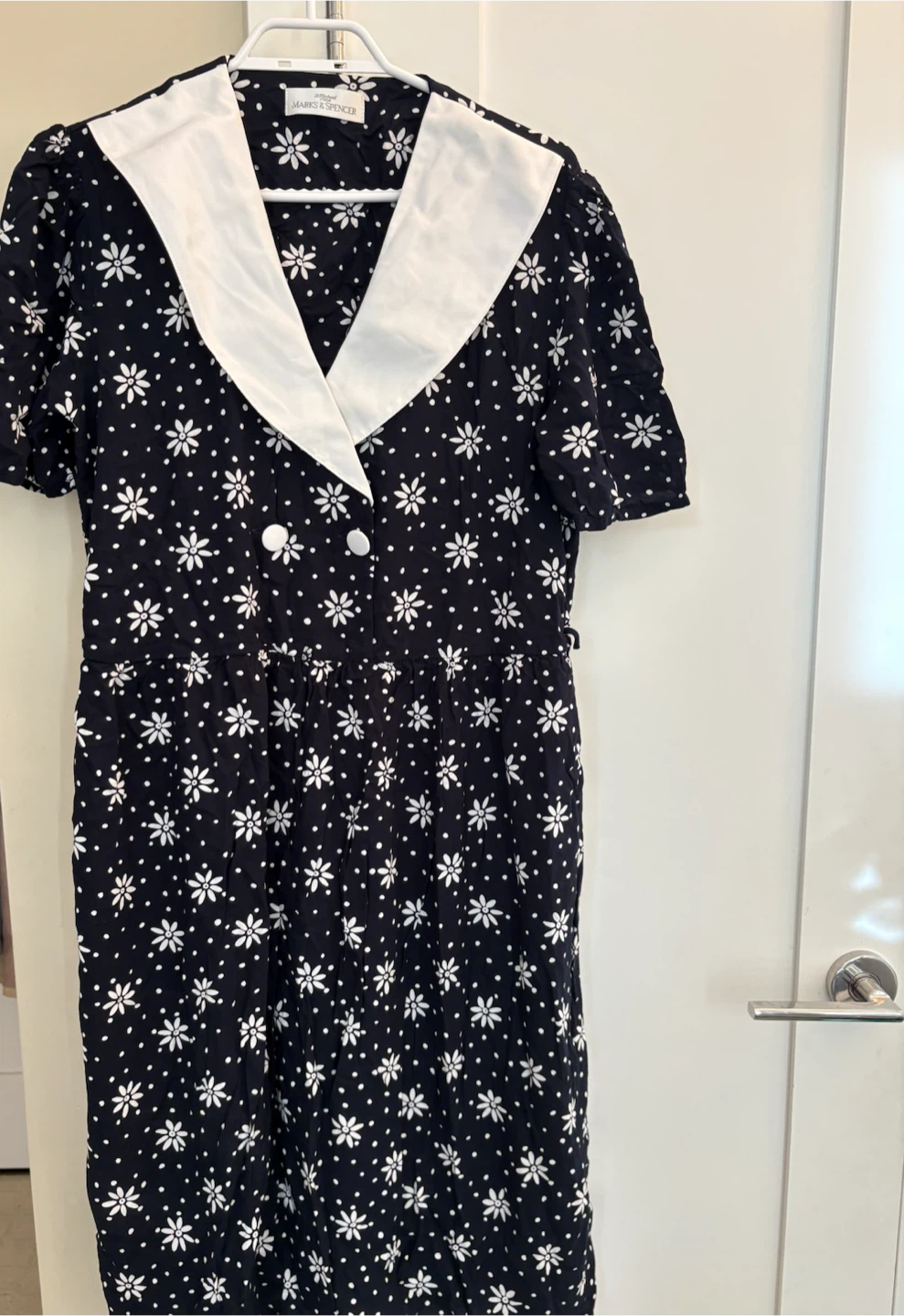 Marks & Spencer Navy Floral Dress - photo 2