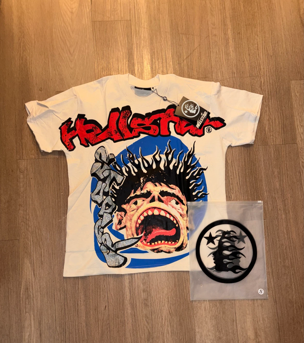 Hellstar T-Shirt Cream Size S
