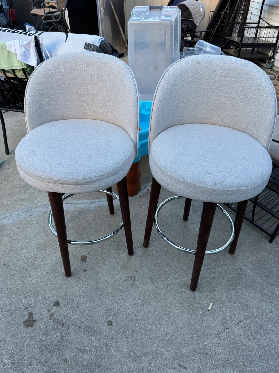 Set of 2 Bar Stools - photo 2