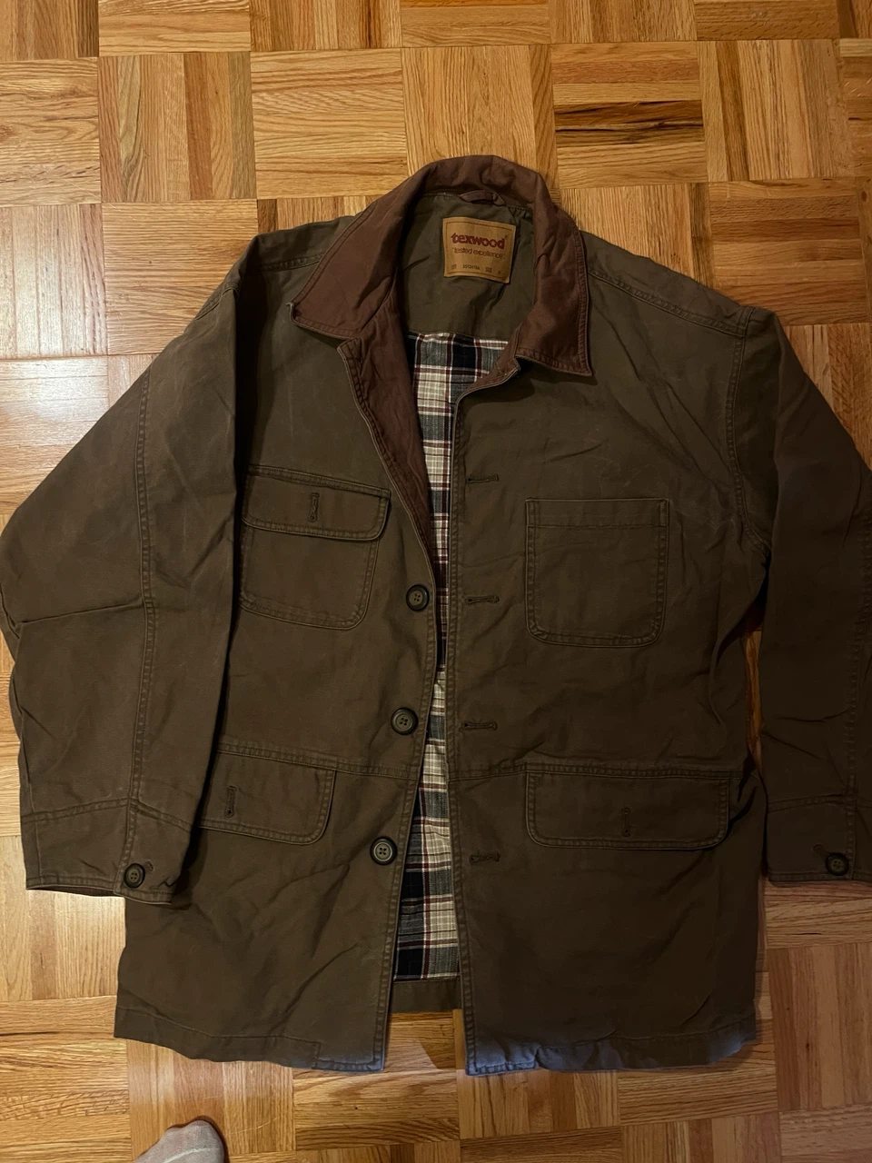 Texwood Men's Plaid Lined Jacket - Size M