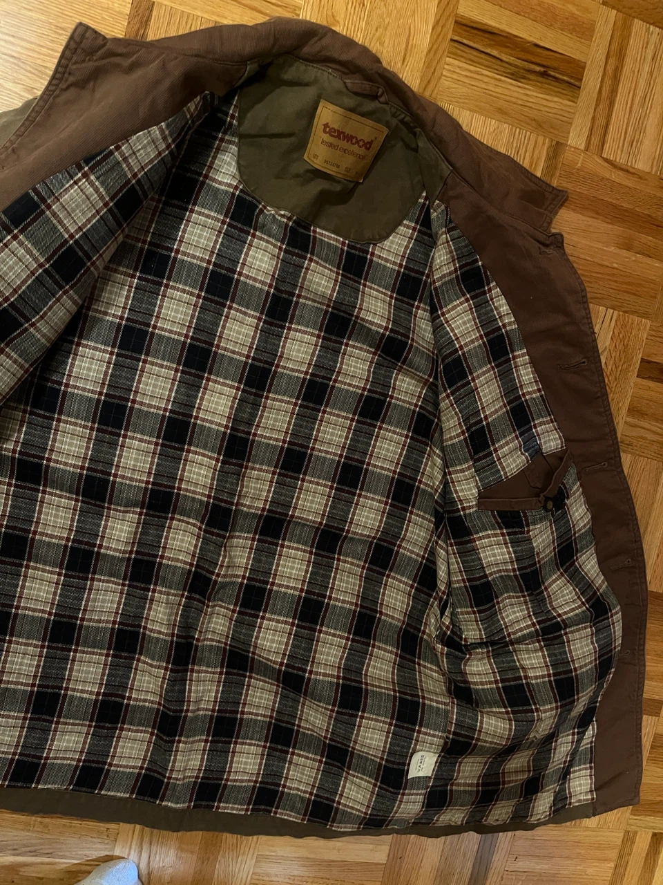 Texwood Men's Plaid Lined Jacket - Size M - photo 2