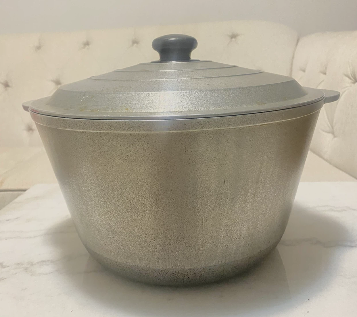 Large Aluminum Stock Pot with Lid