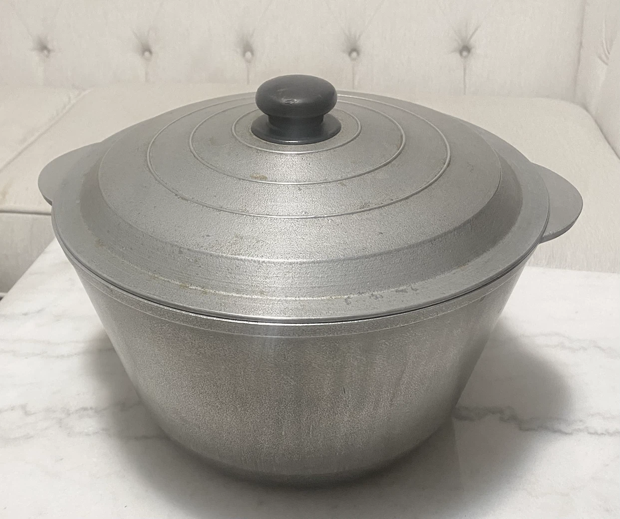Large Aluminum Stock Pot with Lid - photo 2