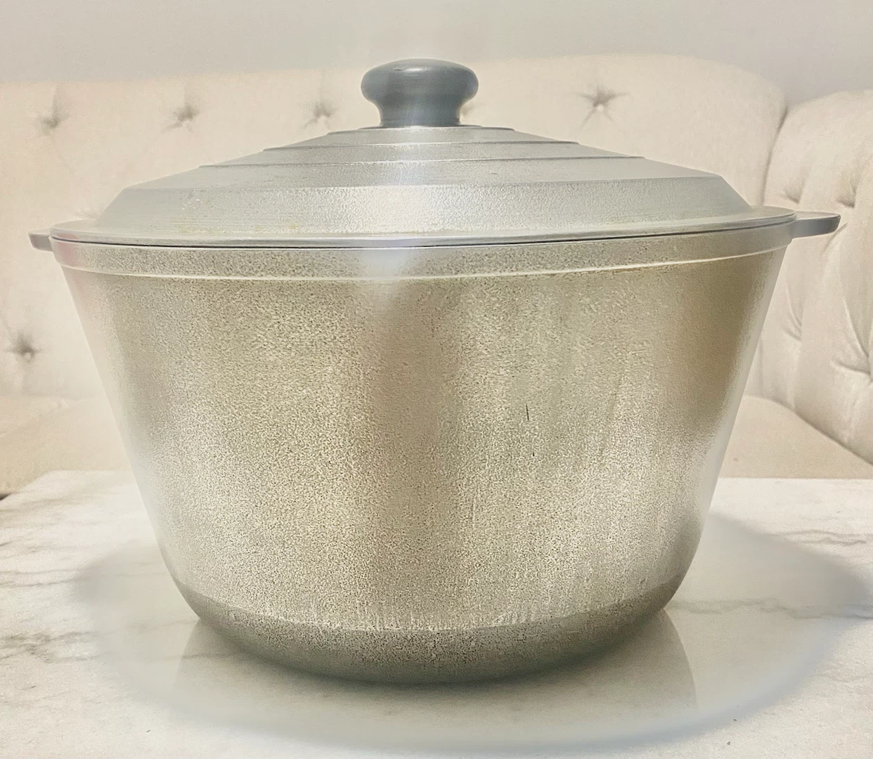 Large Aluminum Stock Pot with Lid - photo 4