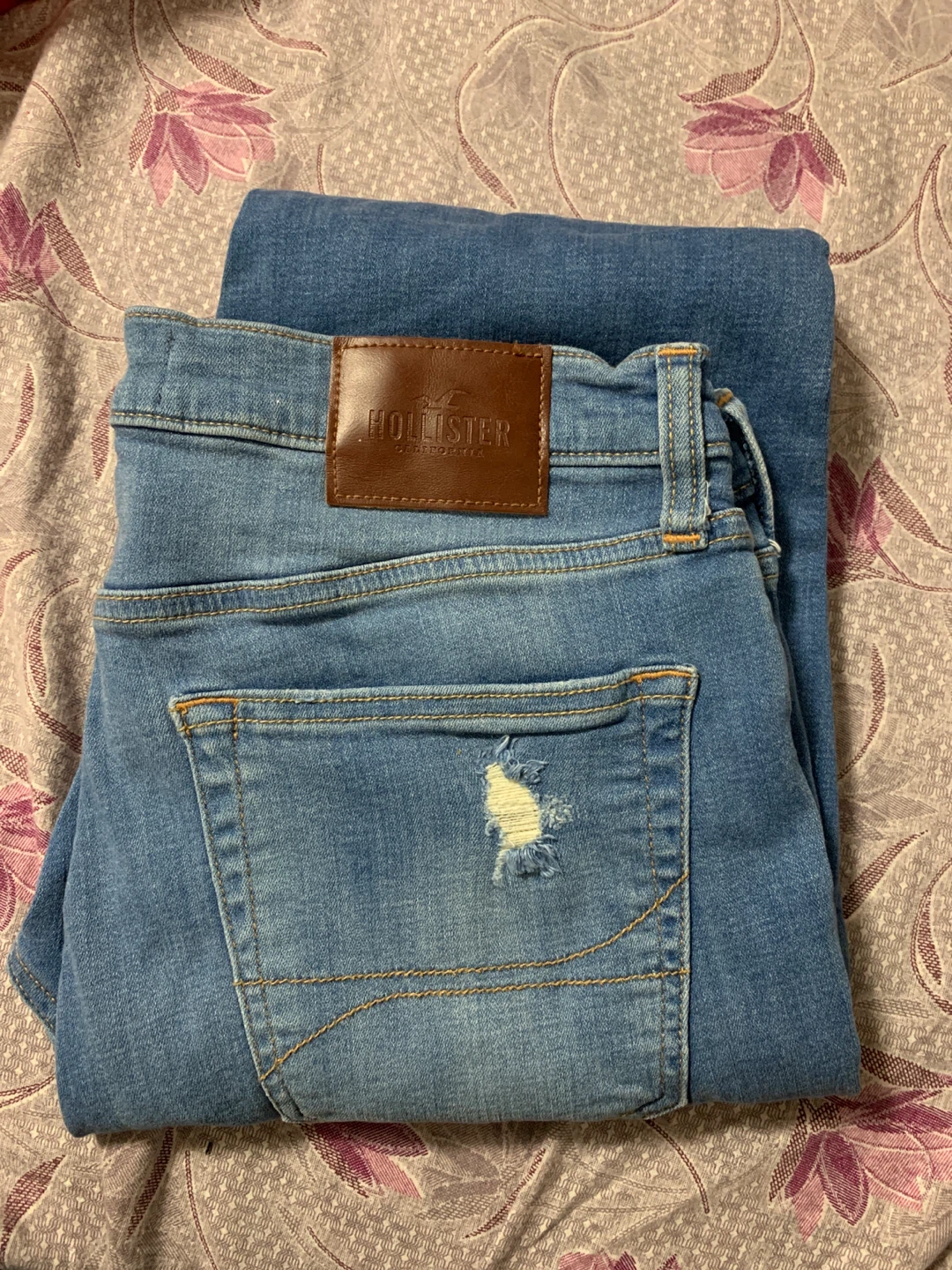 Hollister Jeans - Distressed Blue Denim
