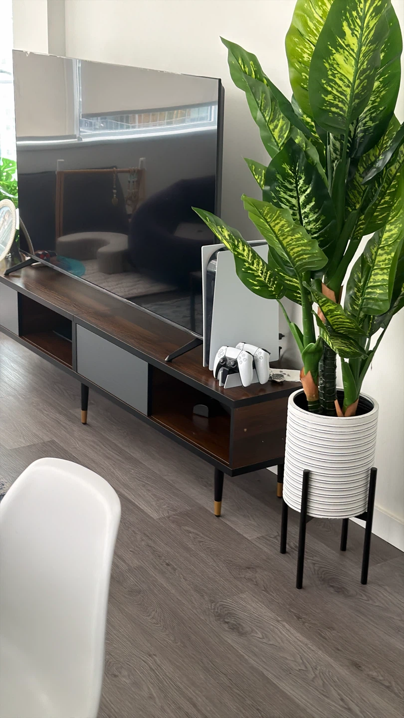 Mid-Century Modern Media Console