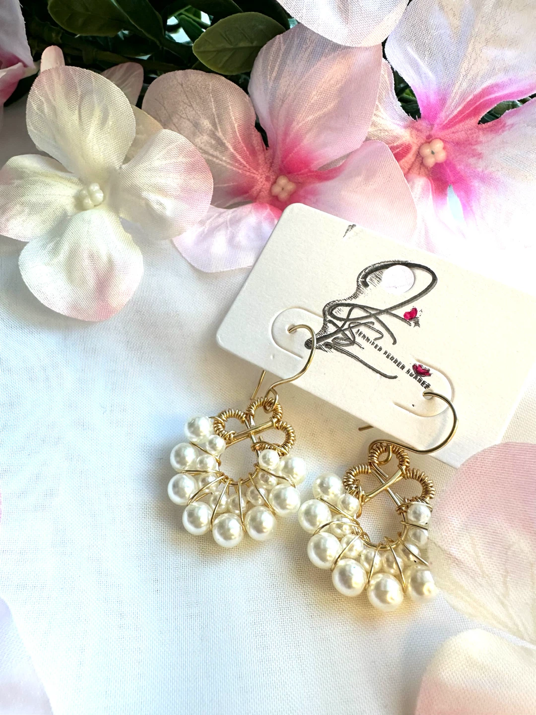 Abanico de perlas Earrings- @jennferrersuarez - photo 3