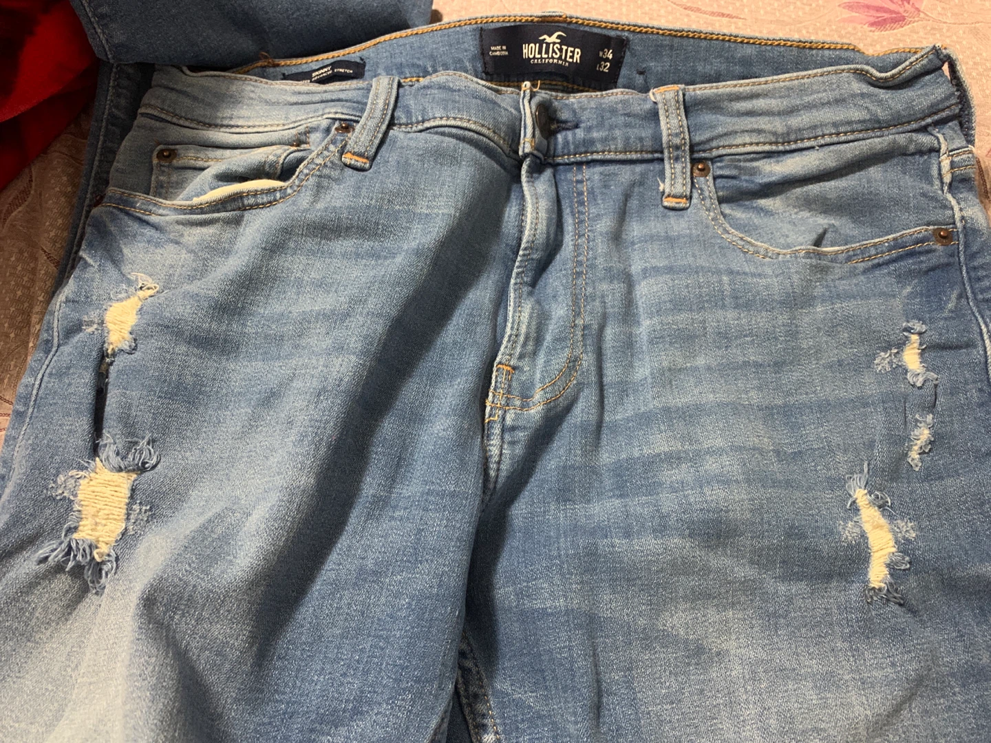Hollister Jeans - Distressed Blue Denim - photo 2