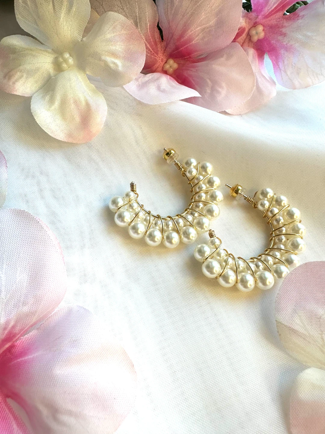 Candongas de Perlas  Earrings- @jennferrersuarez - photo 2