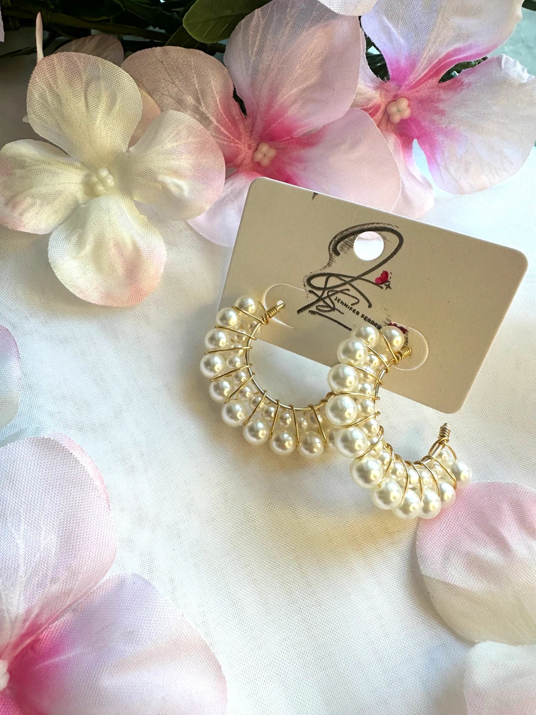 Candongas de Perlas  Earrings- @jennferrersuarez - photo 4