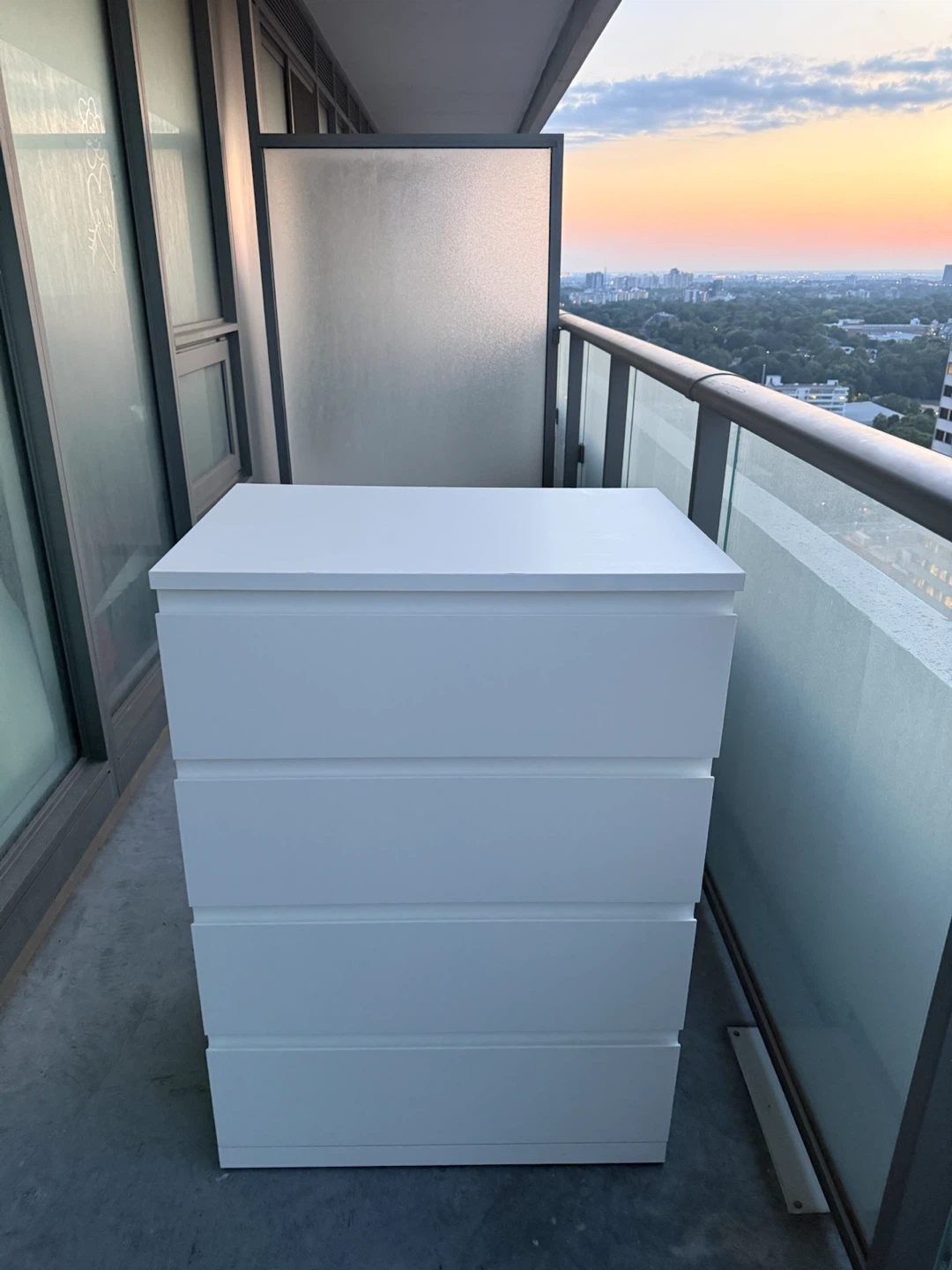 White IKEA 4-Drawer Dresser