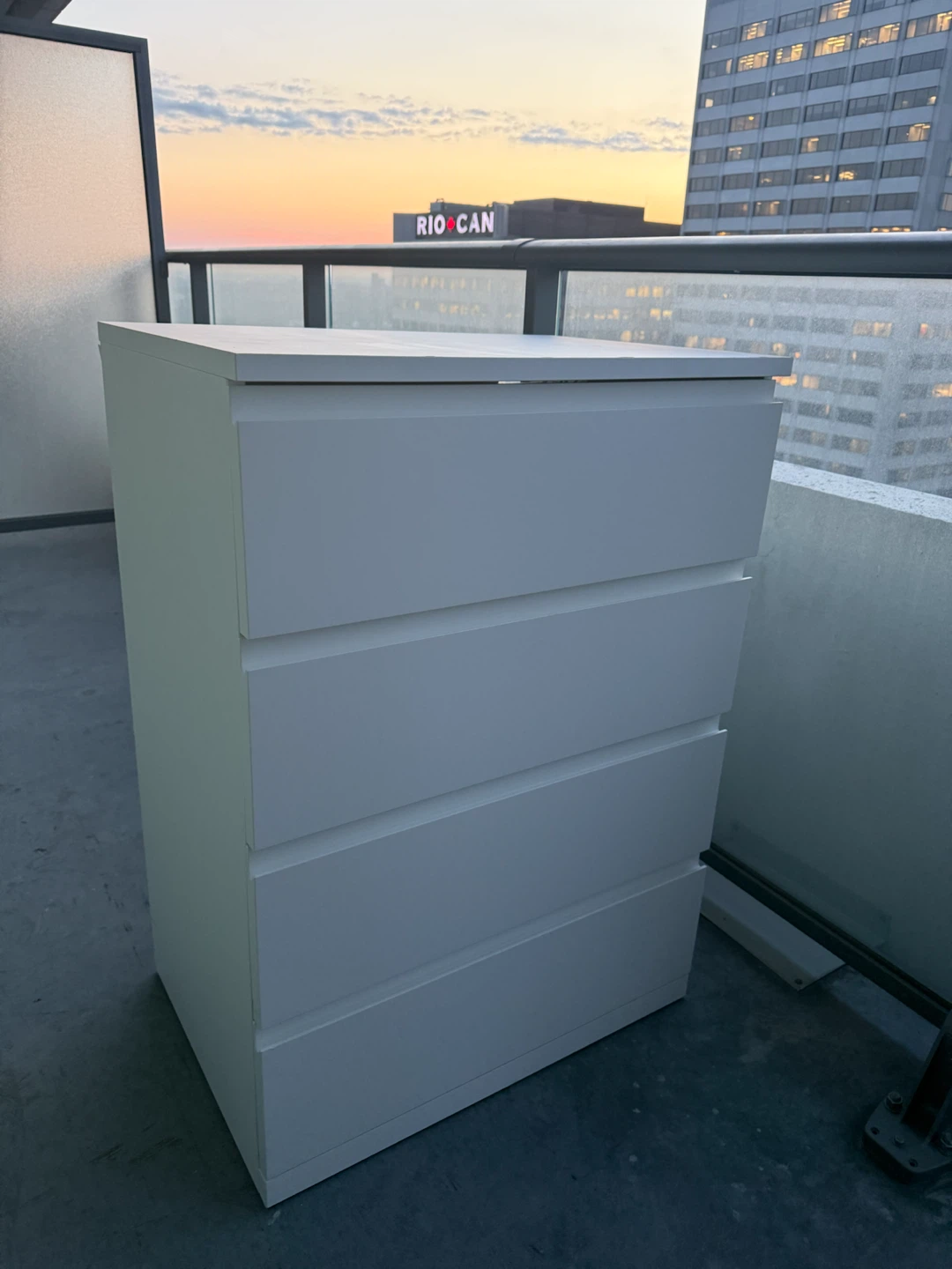 White IKEA 4-Drawer Dresser - photo 2