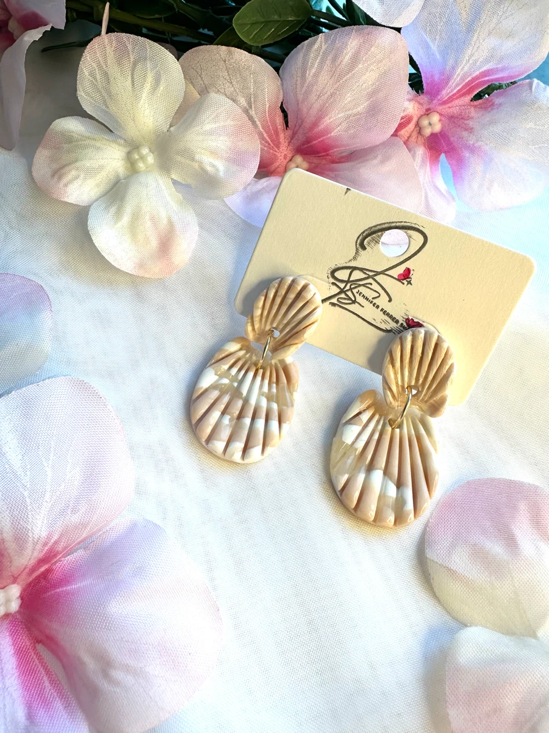 Concha doble Earrings- @jennferrersuarez - photo 4