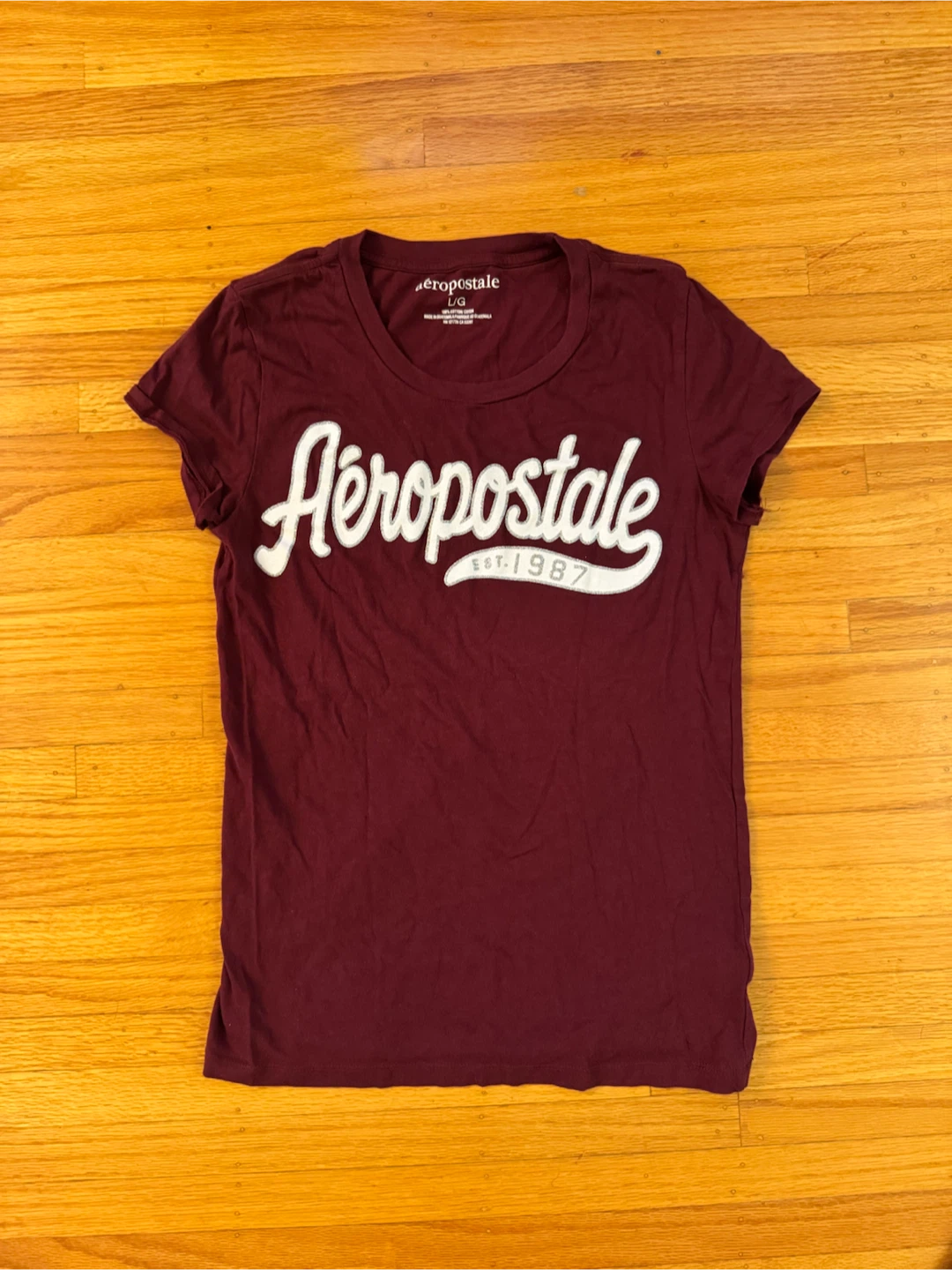 Aeropostale Burgundy T-Shirt