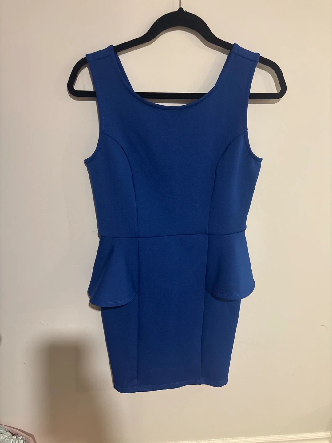 Forever 21 Royal Blue Peplum Dress