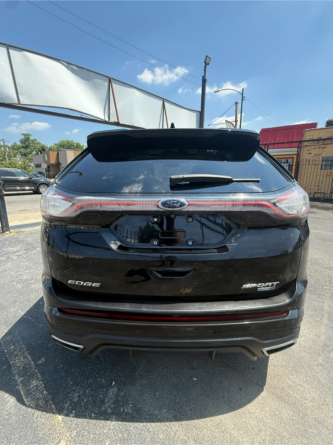 2018 Black Ford Edge Sport SUV - photo 3