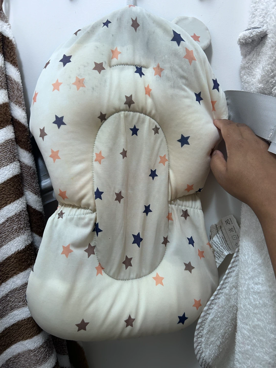 Baby Bath Support Cushion with Star Pattern - photo 2