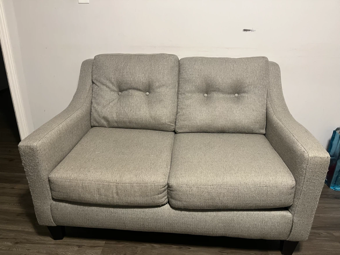 Grey Loveseat Sofa