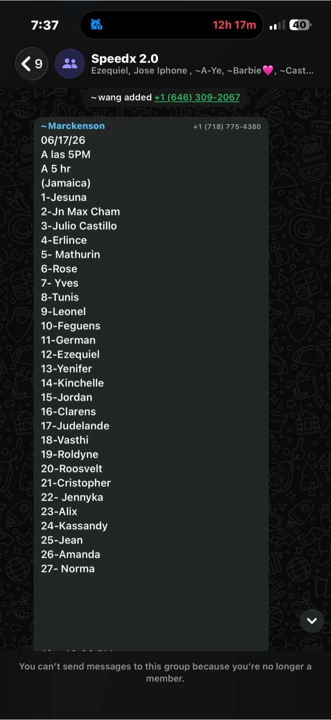 SpeedX 2.0 Group List - photo 2