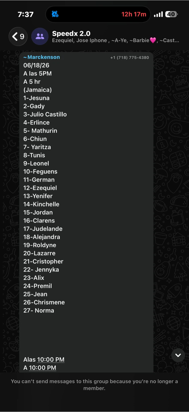 SpeedX 2.0 Group List - photo 3