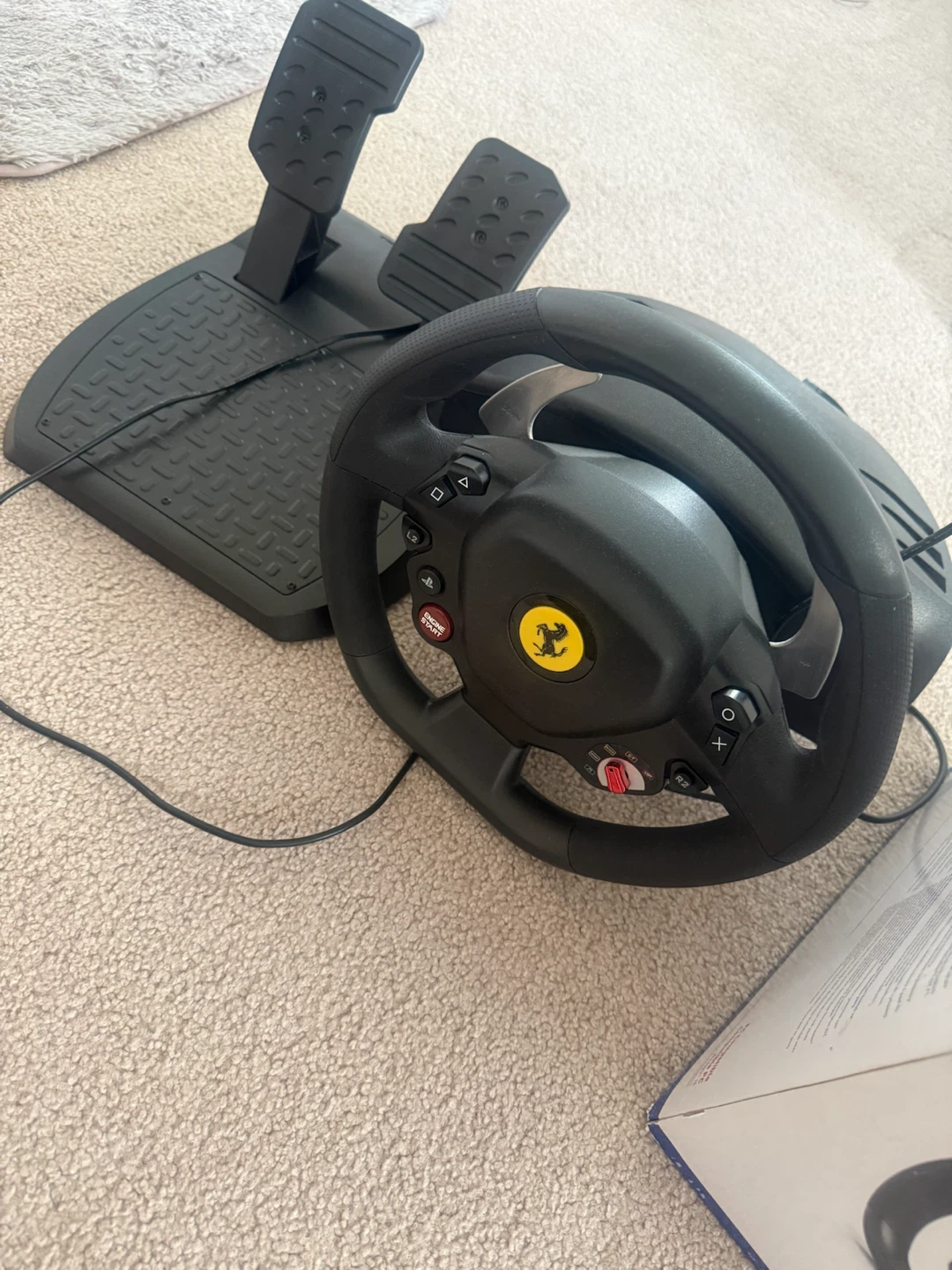 Thrustmaster T80 Ferrari 488 GTB Edition Racing Wheel and Pedals - photo 3