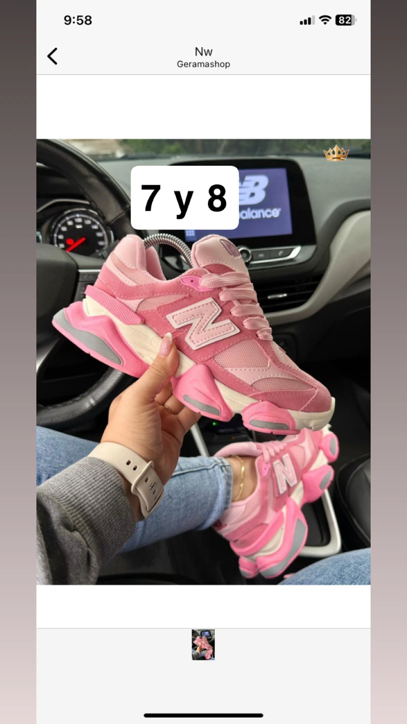 New Balance 9060 Pink Sneakers