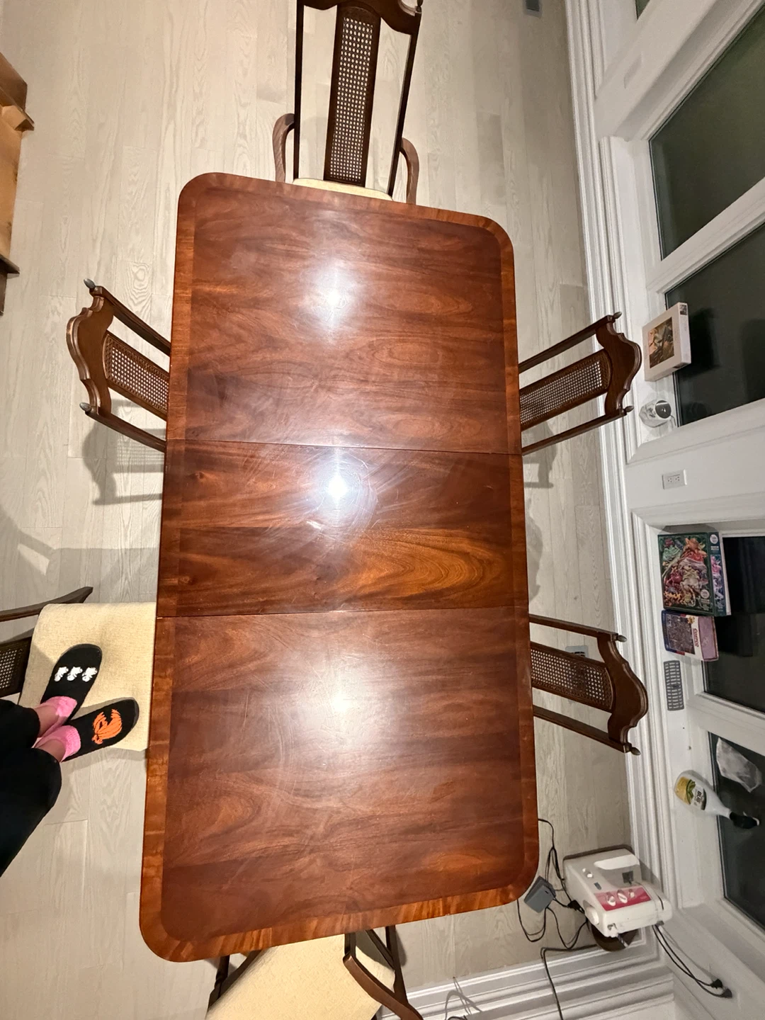 Extendable Dining Table and Chairs Set - photo 2