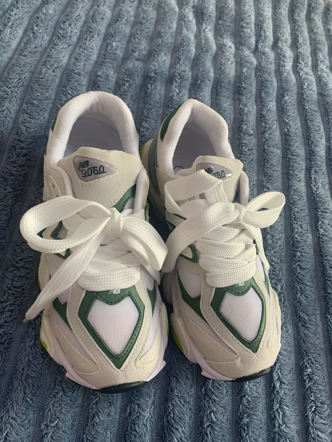 New Balance 9060 Sneakers - Cream/Green - photo 3