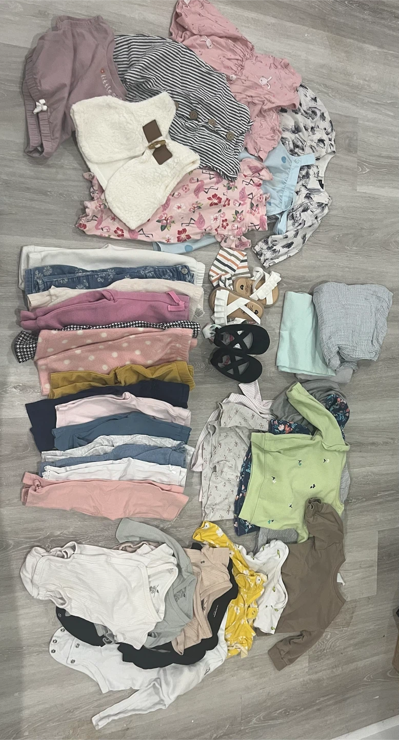 Baby Girl Clothing Bundle 0-12 months