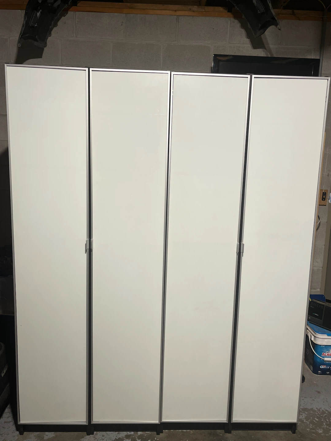 IKEA BILLY Bookcases with MORLIDEN Glass Doors – Like New