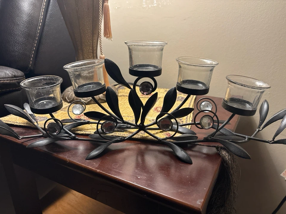 Candle Holder with 5 Glass Votives - photo 2