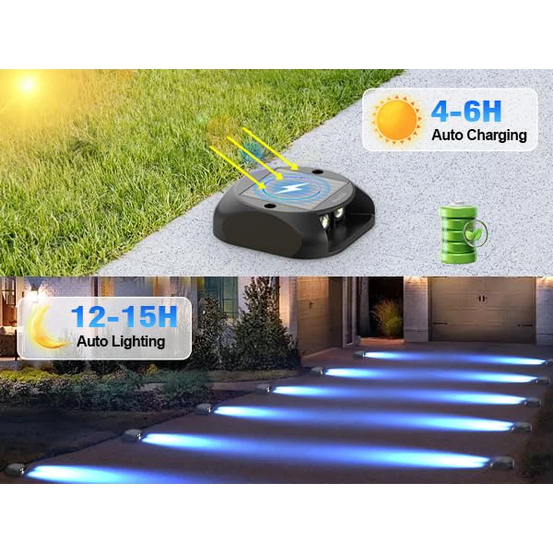 12 Pack Solar Lights for pathways