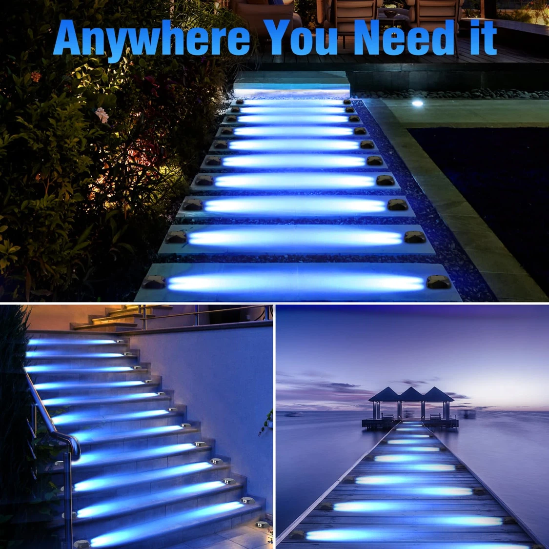 12 Pack Solar Lights for pathways - photo 4