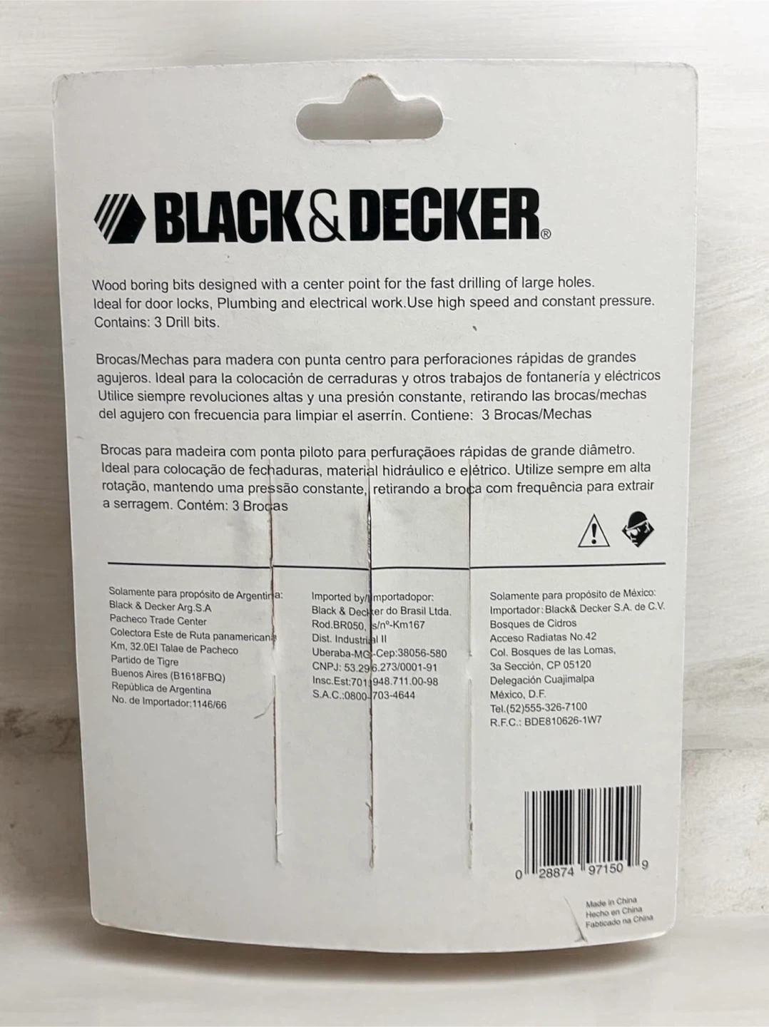 Black & Decker Spade Drill Bit Set - photo 2