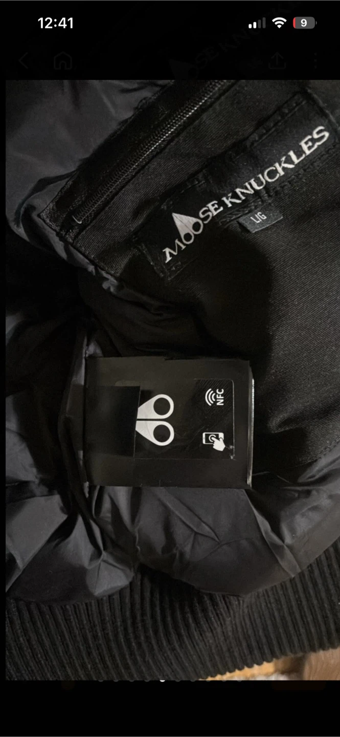 Moose Knuckles Black Bomber Jacket - photo 3