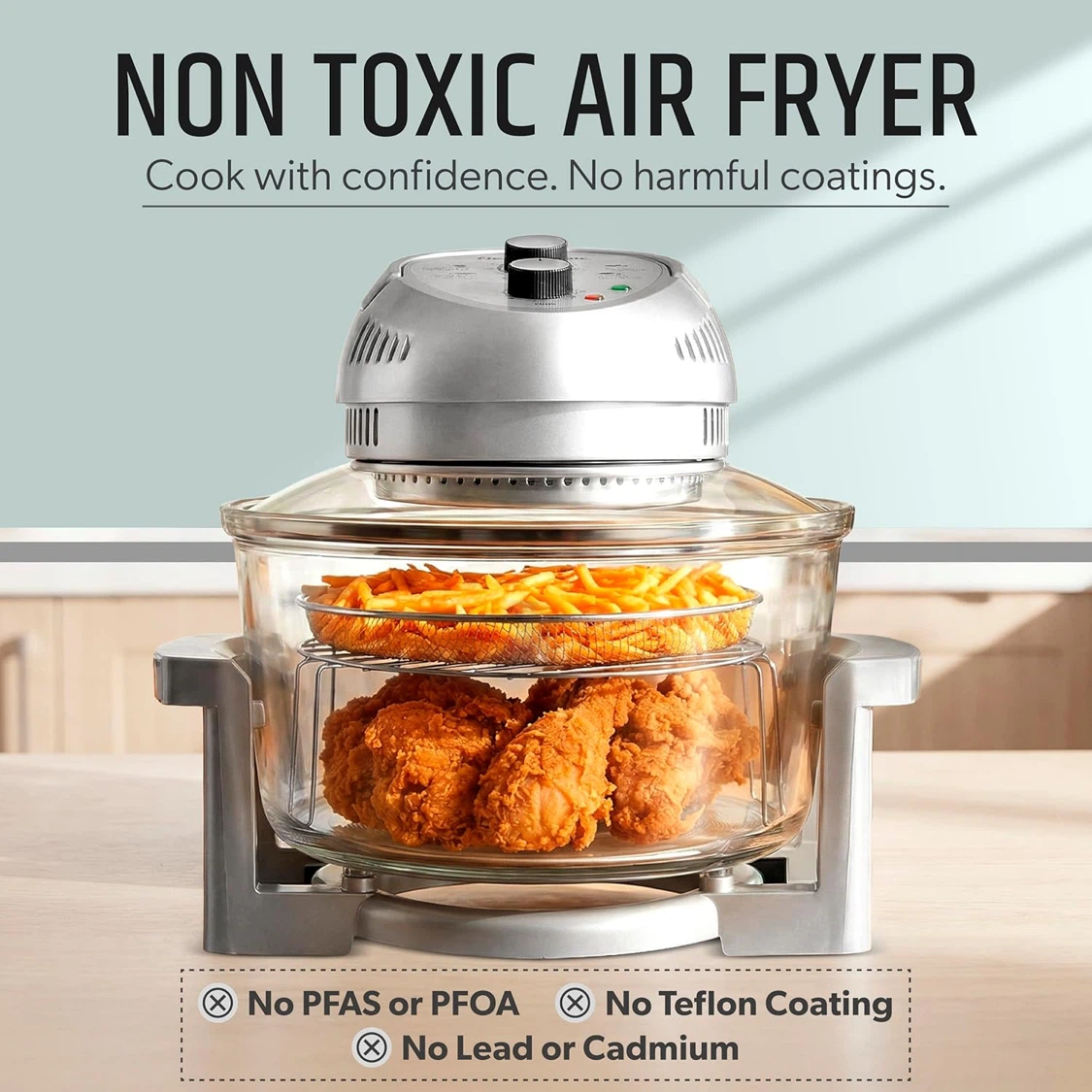 NEW, Non toxic AIR FRYER