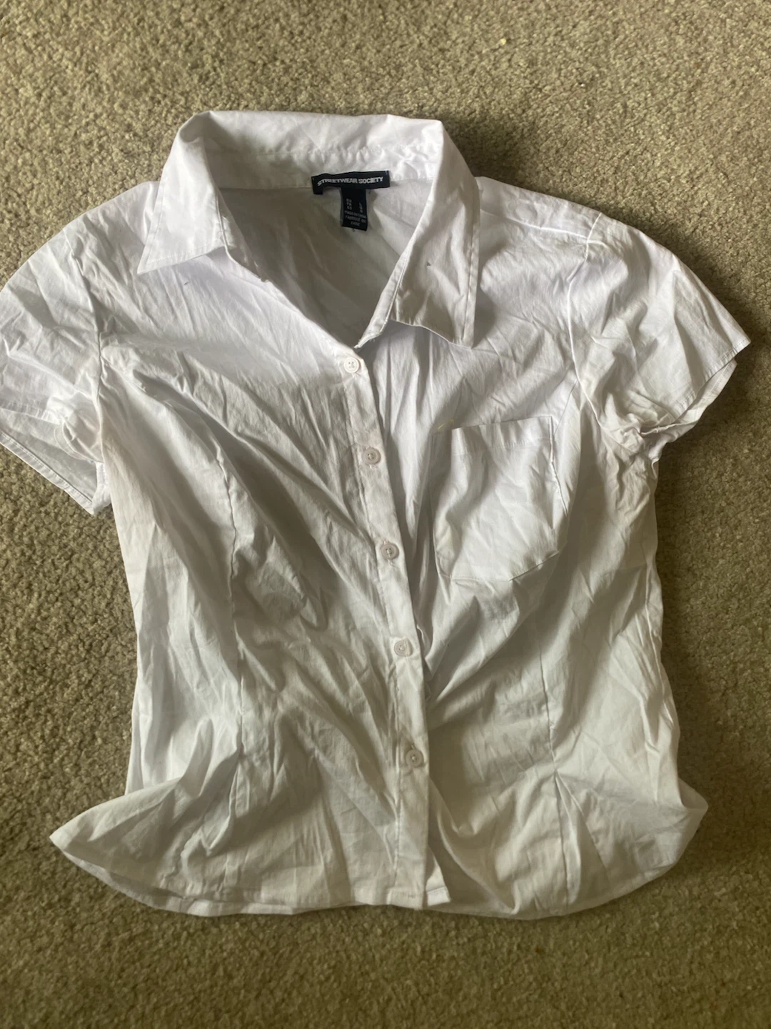 White button up
