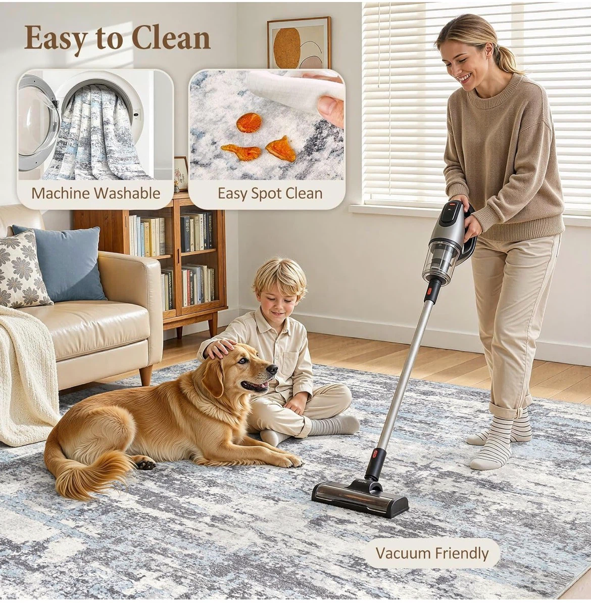 Washable Rugs for Busy Homes Area Rug - photo 2