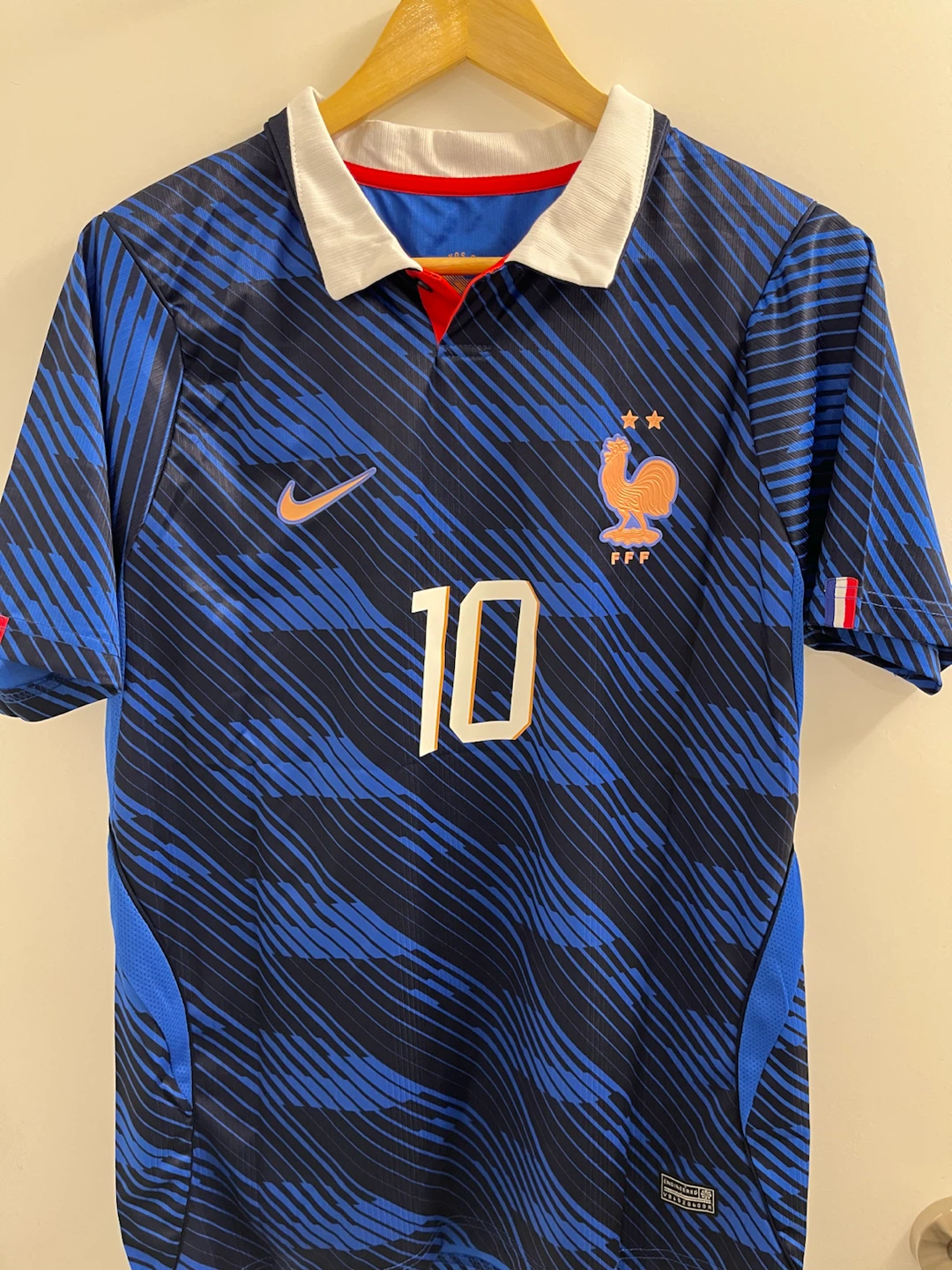 France National Football Team Mbappé 10 Jersey Size M - photo 4