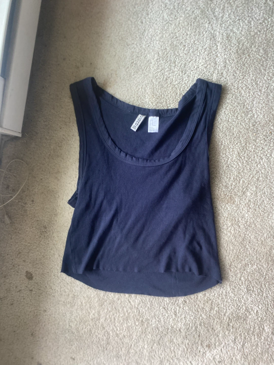 Dark blue tank top