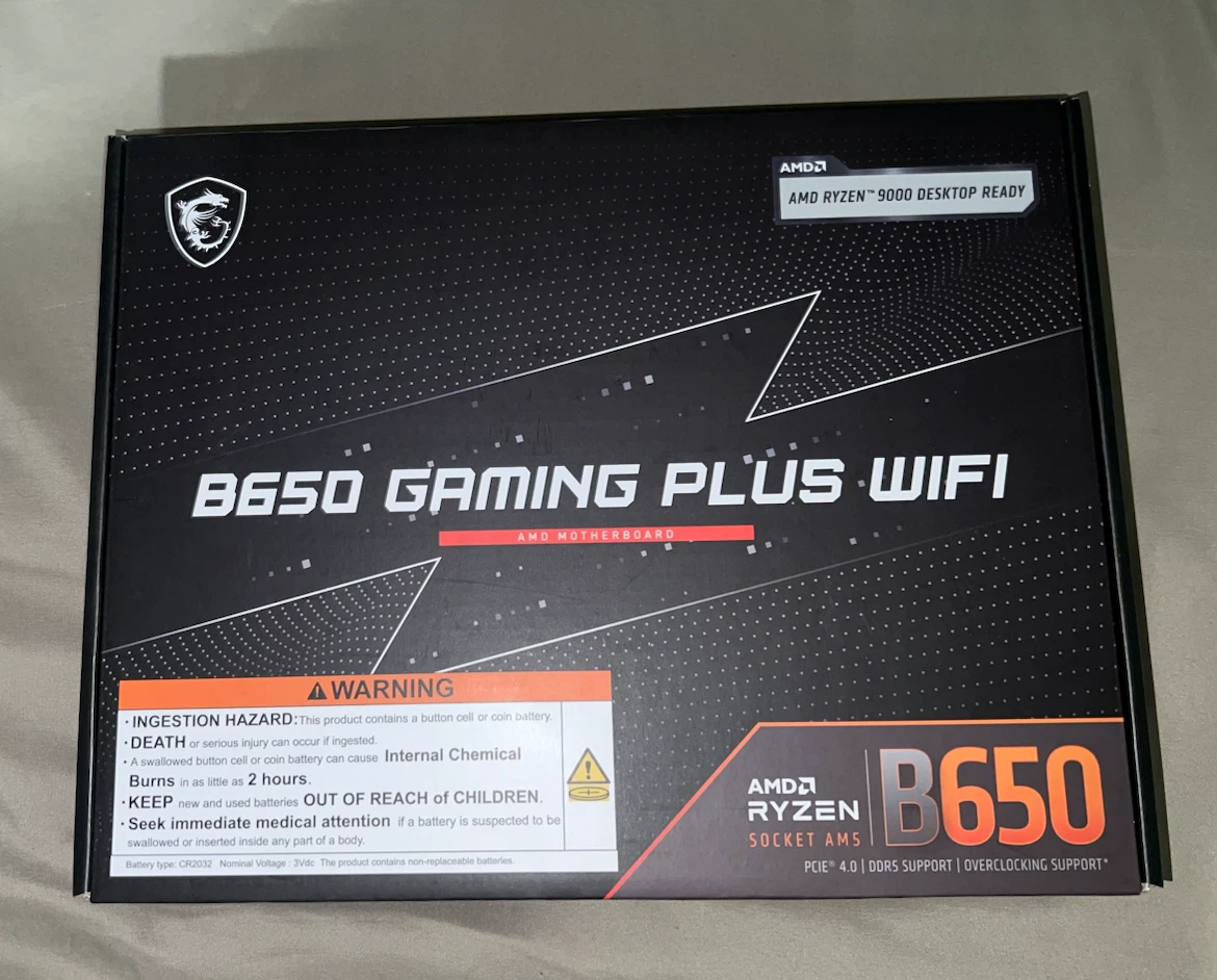 MSI B650 Gaming+Wifi ATX Motherboard