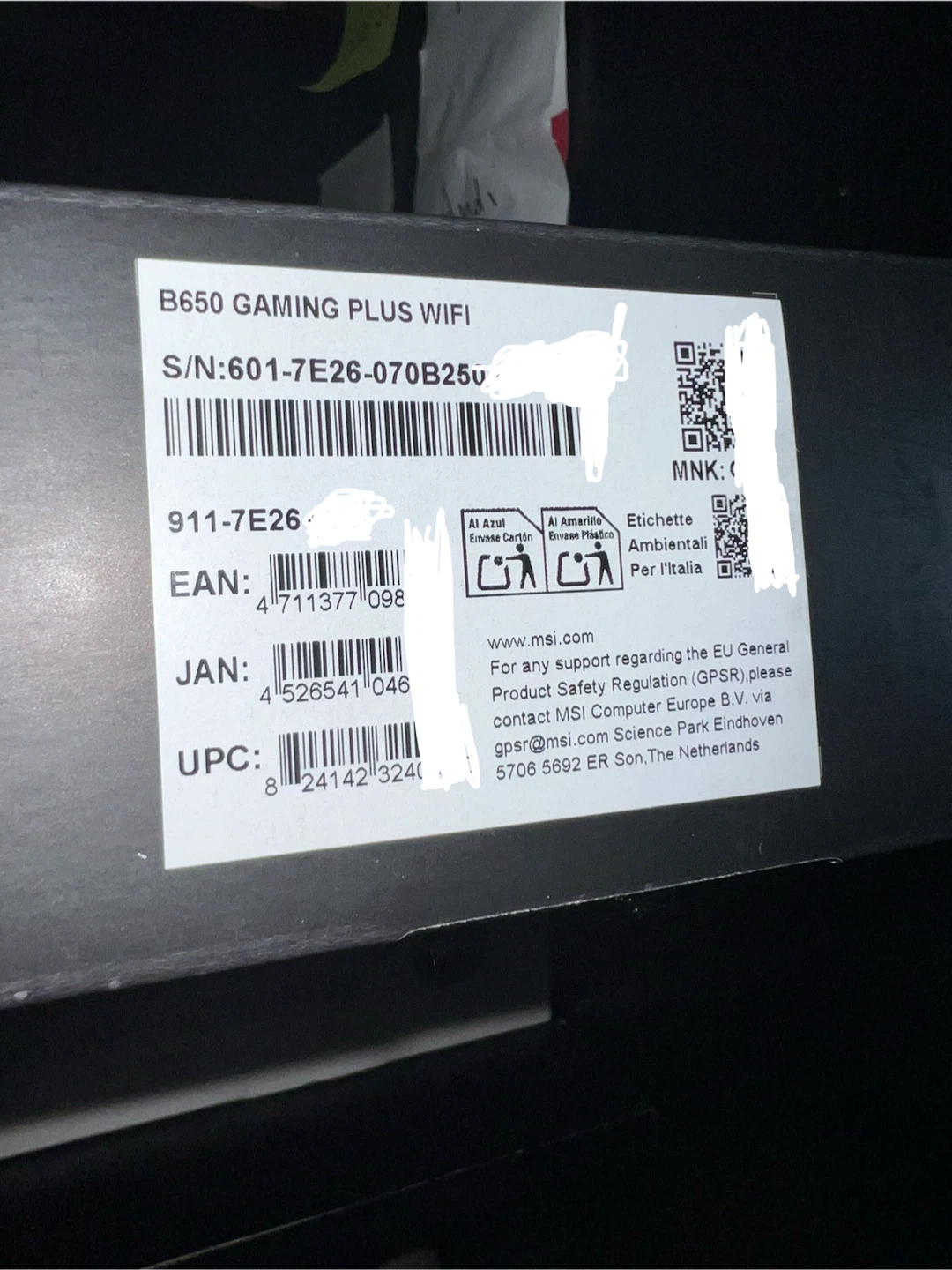 MSI B650 Gaming+Wifi ATX Motherboard - photo 3
