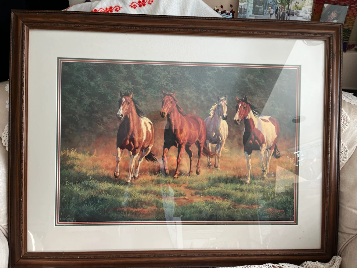 Art- Art Print "Running Horses" by Chris Cummings (2000)