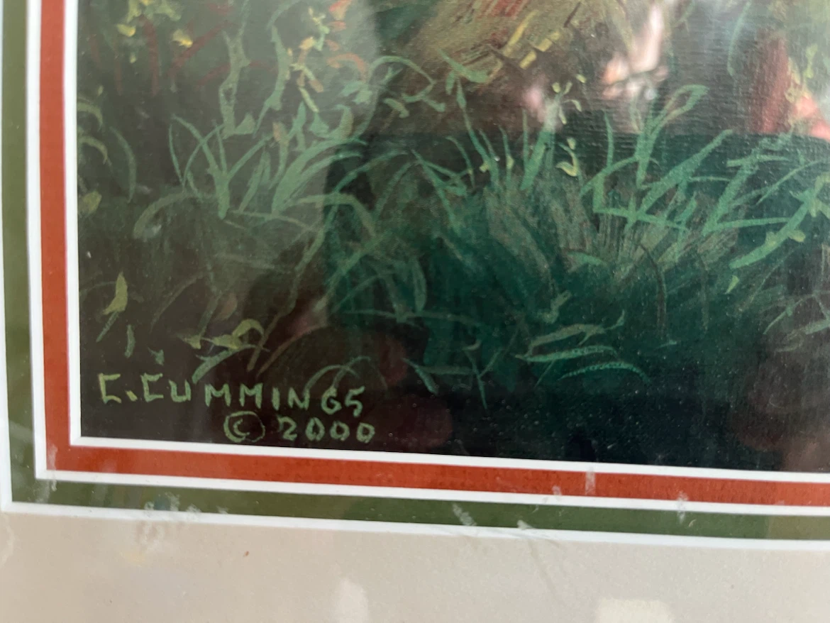 Art- Art Print "Running Horses" by Chris Cummings (2000) - photo 2