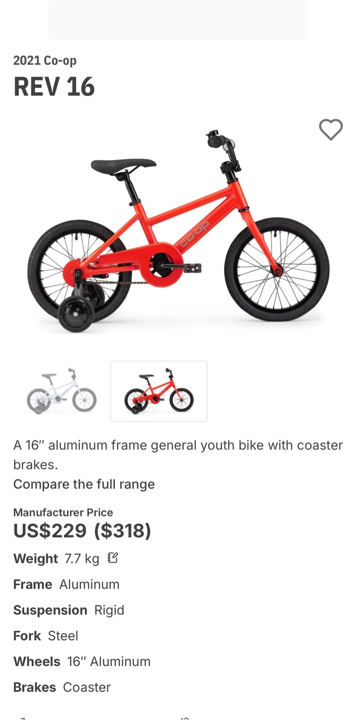 Co-op REV 16 Kids Bike - photo 3