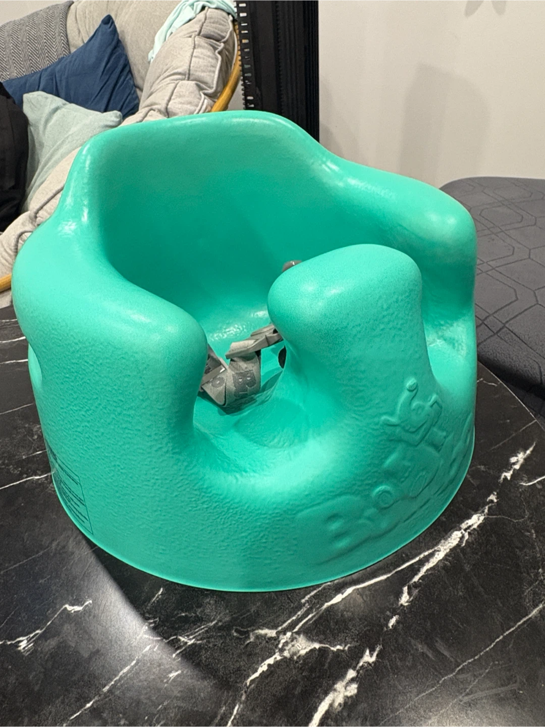 Like-New Bumbo Floor Seat (with Safety Harness)