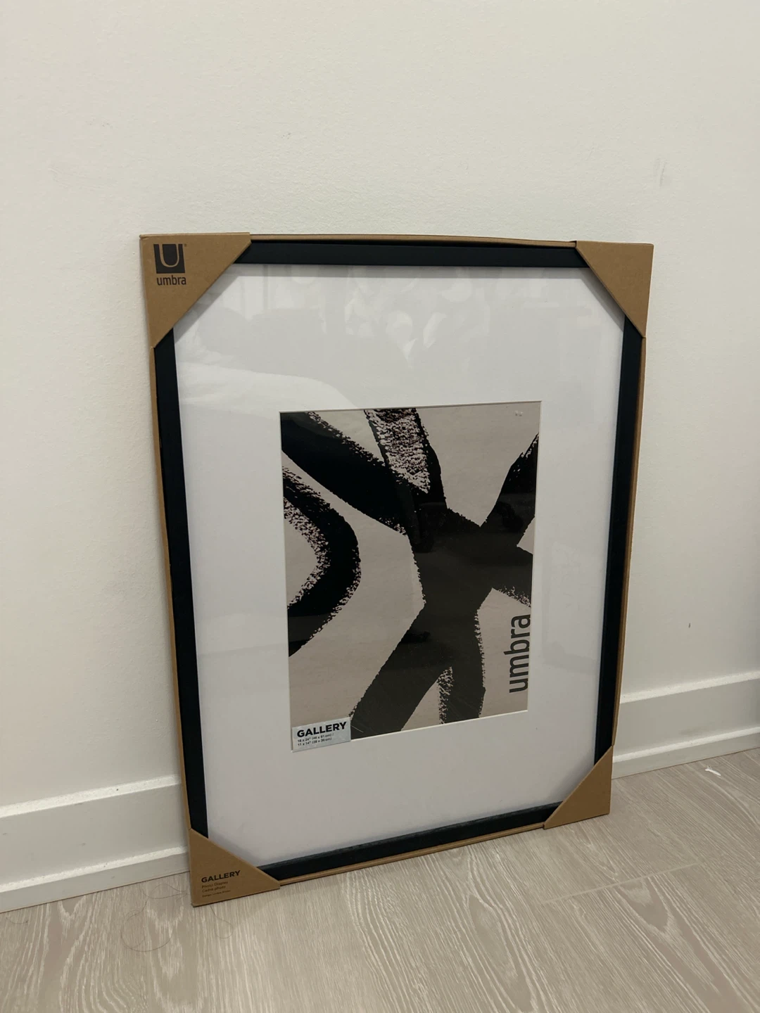 Umbra Black Gallery Picture Frame 11" x 14"