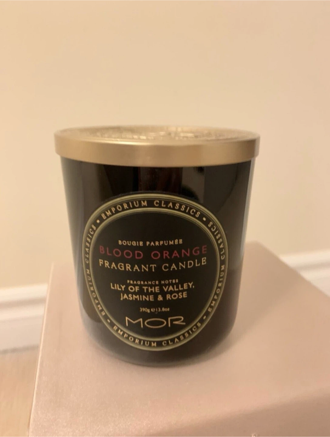 NEW! MOR, Emporium Classics Blood Orange Perfumed Candle