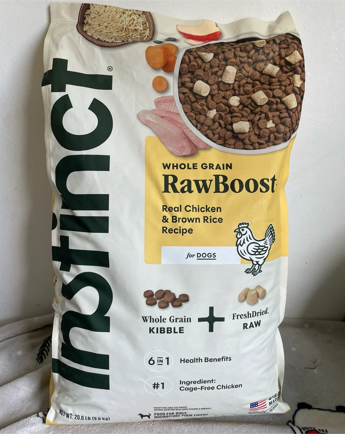 20lbs Brand New Instinct Dog Food